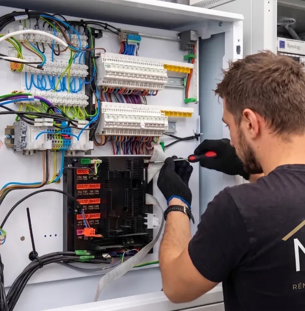 Tableau électrique aux normes installé par MDC Rénovation à Saint-Tropez