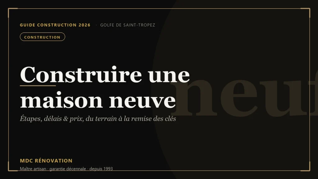 Construire une maison neuve : étapes, délais et prix (guide 2026)
