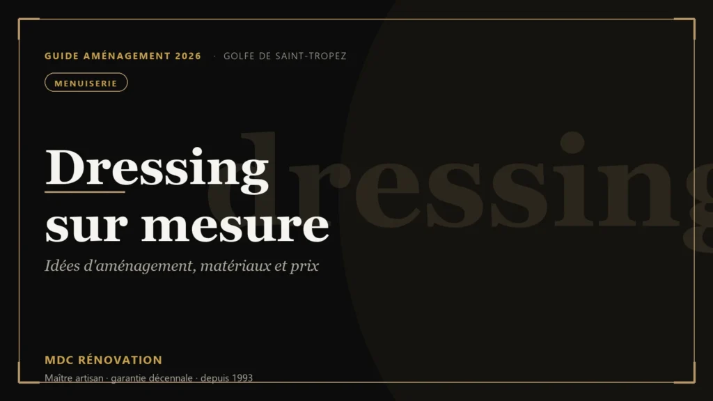 Dressing sur mesure : idées d&rsquo;aménagement, matériaux et prix